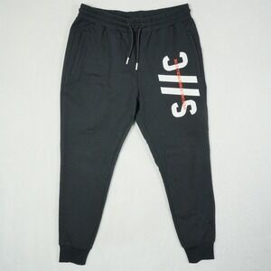 Gymshark Steve Cook Strength Collective Black Joggers Sweatpants Mens‎ Medium